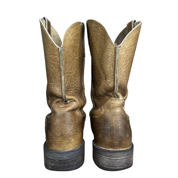Ariat Men’s Rambler Tan Leather Western Cowboy Boot Size US 10 D main image 9